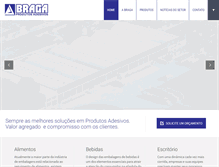 Tablet Screenshot of braga.com.br